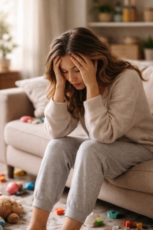 Signs of burnout in mothers